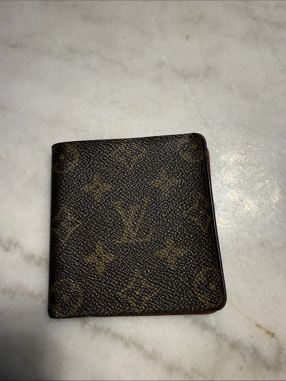 Louis Vuitton Monogram Canvas Wallet in Brown and Gold